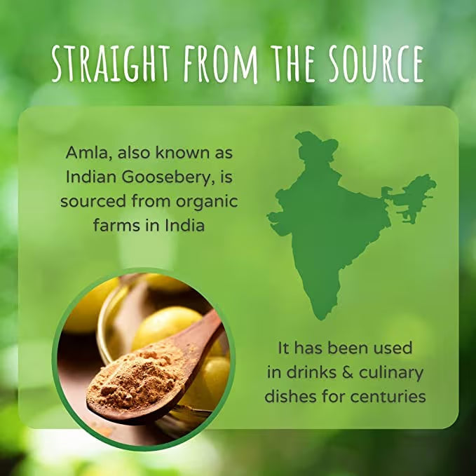 UltiCure Organic Amla Powder, for Skin, Hair Care & Immunity Booster Pure Organic and Natural Amla Fruit Powder - 150Gram pack