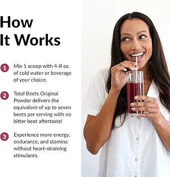 Natural Organic Beet Root Powder Super Concentrated Beetroot Circulation Food Supports Natural Energy & Stamina for Men & Women, 150 Gram